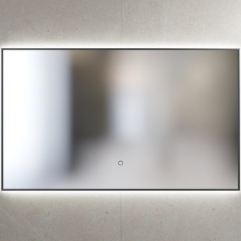 Зеркало в ванную SanVit Панорама 120 zpan120bl с подсветкой с сенсорным выкл прямоугольное