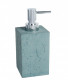 Дозатор для жидкого мыла FIXSEN Gusto (FX-300-1), цвет хром - бирюзовый  (FX-300-1)