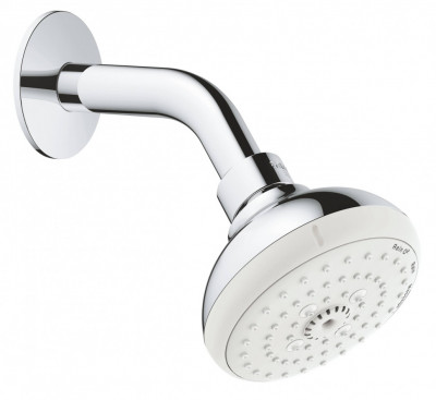 Верхний душ GROHE New Tempesta 100 III с душевым кронштейном, хром (26088001)