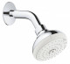 Верхний душ GROHE New Tempesta 100 III с душевым кронштейном, хром (26088001)  (26088001)