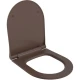 Сиденье для унитаза с микролифтом Ambassador Abner 102T20601S коричневый матовый  (102T20601S)