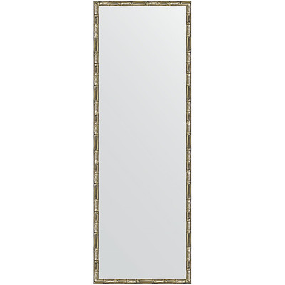 Зеркало настенное Evoform Definite 137х47 BY 0711 в багетной раме Серебряный бамбук 24 мм