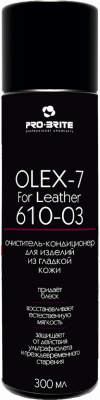 Pro-brite 610-03 OLEX-7 For Leather (аэрозоль) очиститель-кондиционер для изделий из гладкой кожи