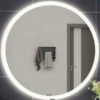 Зеркало в ванную SanVit Арт 90 zart90 с подсветкой с инфракрасным выкл округлое