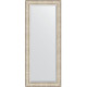 Зеркало напольное Evoform Exclusive Floor 205х85 BY 6136 с фацетом в багетной раме Виньетка серебро 109 мм  (BY 6136)