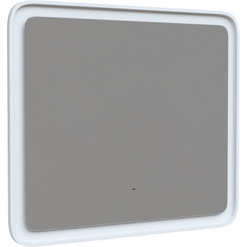 Зеркало в ванную Iddis Esper 80 ESP8000i98 с подсветкой белое матовое c сенсорным выкл и диммером прямоугольное