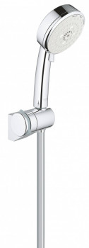 Душевой набор GROHE New Tempesta Cosmopolitan 100 III с регулируемым настенным держателем, 9,5 л/мин, хром (27584002)