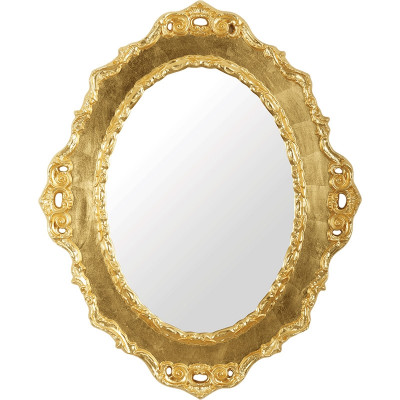 Зеркало для ванной подвесное Migliore CDB 105 24963 золото округлое