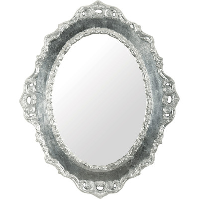 Зеркало для ванной подвесное Migliore CDB 105 24964 серебро округлое