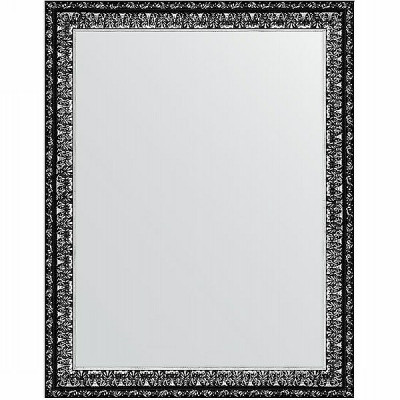 Зеркало настенное Evoform Definite 47х37 BY 1340 в багетной раме Черненое серебро 38 мм