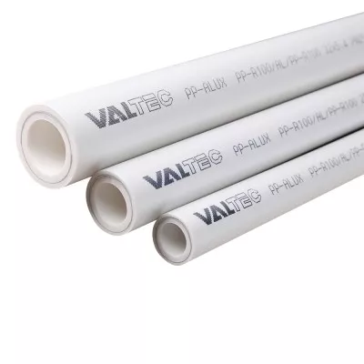 Труба 40х6,7 мм полипропиленовая армированная алюминием PN 25, PP-ALUX (белый) VALTEC (VTp.700.AL25.40)
