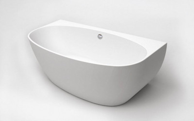 Акриловая ванна Belbagno bb83-1500-w0, овальная, 150х80х58 см