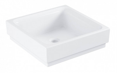 Раковина GROHE Cube Ceramic, свободностоящая, без перелива 40 см, альпин-белый (3948200H)