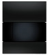 TECE TECEsquare Urinal. Панель смыва для писсуара, стеклянная. Стекло черное, клавиша черная. 9242809  (9242809)