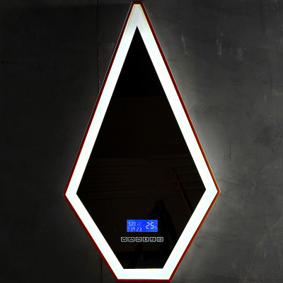 Зеркало для ванной Abber Stein 45 AS6611BR с подсветкой с многофункциональной панелью
