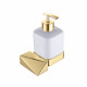Дозатор Boheme New Venturo 10317-G для жидкого мыла, подвесной, золото / белый  (10317-G)