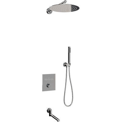 Душевая система RGW Shower Panels SP-370 511408370-01 с термостатом хром