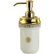 Дозатор для жидкого мыла Migliore Dubai 28484 белый золото  (28484)