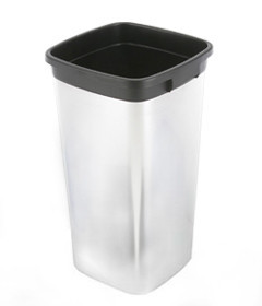 Vileda Ирис контейнер пластиковый с металлизированным покрытием, квадратный, 60 л