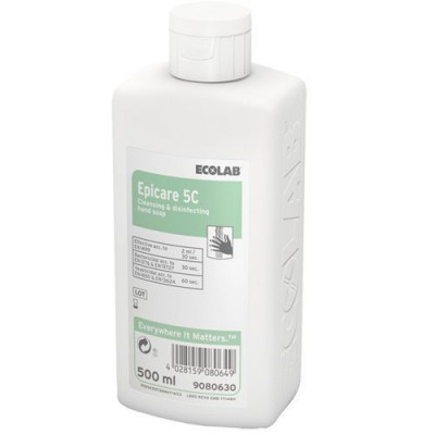 Ecolab Epicare 5C дезинфицирующее мыло для рук, без триклозана, 0.5 л