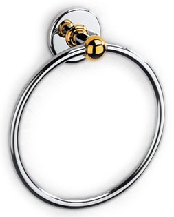 Inda Globe A2516TCD полотенцедержатель кольцо, хром-золото