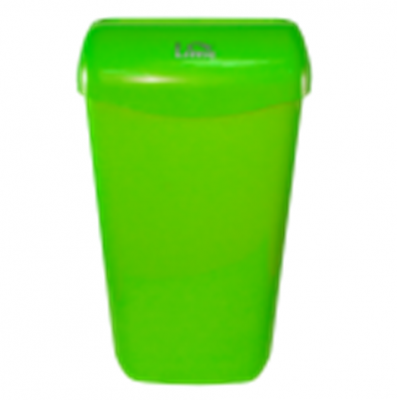 Lime Корзина для мусора 11 л подвесная с держателем мешка зелёная