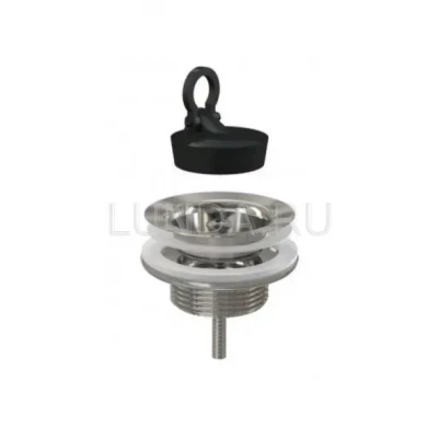 Донный клапан сифона для умывальника 5/4" цельнометаллический, ALCA (A439)