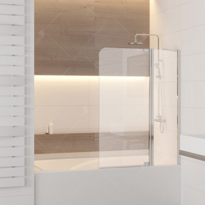 Шторка на ванну RGW SC-03 Screens 1100 мм стекло прозрачное профиль хром (03110311-11)
