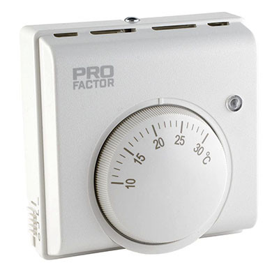 Термостат ProFactor PF TR 643 комнатный 10(3)A, 230V, t от +10°C до +30°С