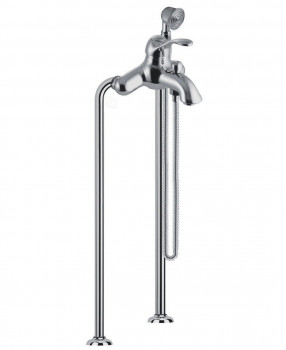 Напольный смеситель для ванны FIMA Carlo Frattini Lamp F3304/4CR с ручным душем хром