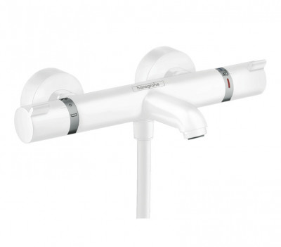 Термостатический смеситель для ванны Hansgrohe Ecostat Comfort 13114700 (белый матовый)