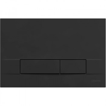 Клавиша смыва Lemark Bit 9802006 черная ABS-пластик