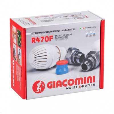 Комплект термостатический для радиатора отопления 1/2" - угл. R470F R470FX023 Giacomini