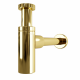 WasserKRAFT Sauer A173 сифон для раковины, глянцевое золото  (A173)