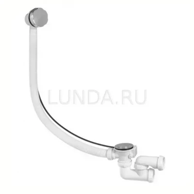 Слив-перелив для ванны, с внешним кабелем и регулируемым сифоном, Wirquin (30975014)