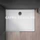 Душевой поддон Gappo квадратный универсальный белый (G591.8.8011) литьевой мрамор 110х80  (G591.8.8011)