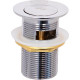 Донный клапан для раковины Viko V-0610 click-clack хром  (V-0610)