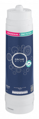 Фильтр GROHE Blue, ресурс 400 л, обогащение воды магнием и цинком (40691002)