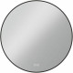 Зеркало настенное в ванную Vincea 80 VLM-3DE800B-2 с подсветкой черное с сенсорным вкл с подогревом и диммером округлое  (VLM-3DE800B-2)