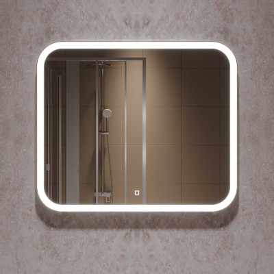 Зеркало в ванную Vincea LED VLM-2A800 800x680 сенсорный выкл диммер прямоугольное