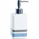 Дозатор жидкого мыла Fixsen Dony FX-232-1 белый синий серый настольный  (FX-232-1)