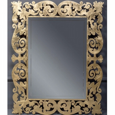 Зеркало настенное в ванную Boheme Armadi Art Caprice 80 553 с подсветкой поталь золото