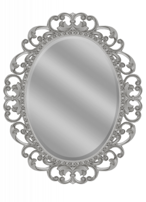 Зеркало для ванной Misty Аврора O.1076.PA.ZA col 146 820х1020 серебро, овальное (Л-Авр-07082-146ОС)