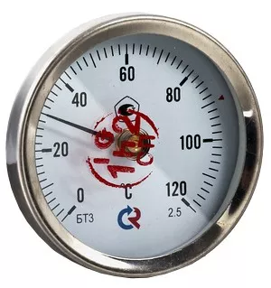 Термометр БТ-30 накладной, 0-150 °С VALTEC (БТ-30-150)