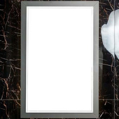Зеркало настенное в ванную Boheme Armadi Art Lucido 70 567-GR с подсветкой графит глянцевое