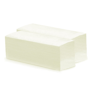 Бумажные полотенца листовые 1-слойные белые V-КЛАССИК 5000 (20 пачек х 250 листов)