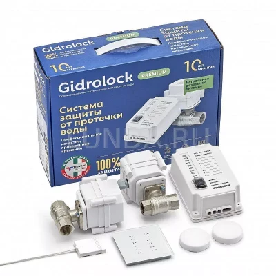 Система защиты от протечек воды Premium RADIO, Gidrolock 1/2 (31101021)