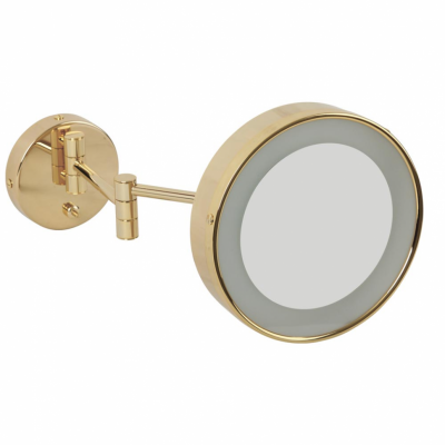 MIGLIORE Complementi 21985 косметическое зеркало, оптическое, с галогеновой подсветкой, золото