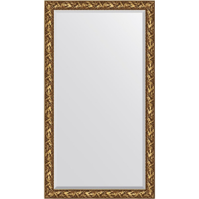 Зеркало напольное Evoform Exclusive Floor 203х114 BY 6164 с фацетом в багетной раме Византия золото 99 мм