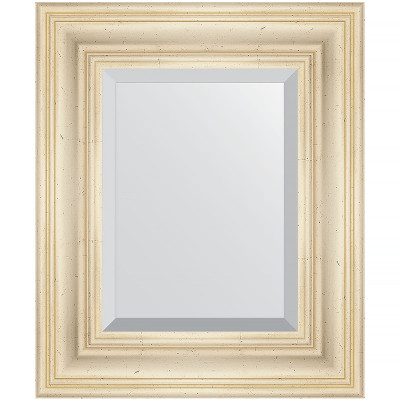 Зеркало настенное Evoform Exclusive 59х49 BY 3367 с фацетом в багетной раме Травленое серебро 99 мм